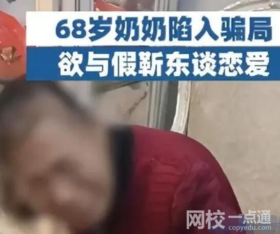 68岁奶奶欲与假靳东恋爱被骗3万 始料未及真相简直太惊人