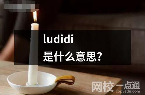 ludidi是什么意思？