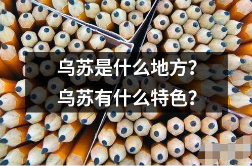 乌苏是什么地方？乌苏有什么特色？