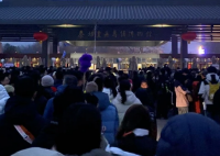 兵马俑游客羽绒服的毛都挤出来了 为什么这么多人？