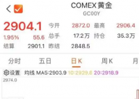 金价重回2900美元 为什么波动这么大？