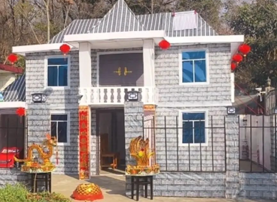 当地回应200平双层纸别墅卖1.5万元 到底是什么样的？