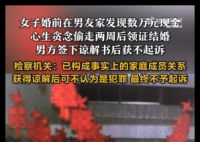 女子偷男友数万元 因已结婚获谅解 女子偷男友数万元