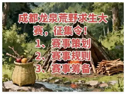 成都将举行荒野求生赛事?官方回应 为什么这么火爆?