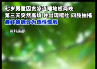 7岁男童贪凉睡地板致高烧抽搐 内幕曝光简直太意外了