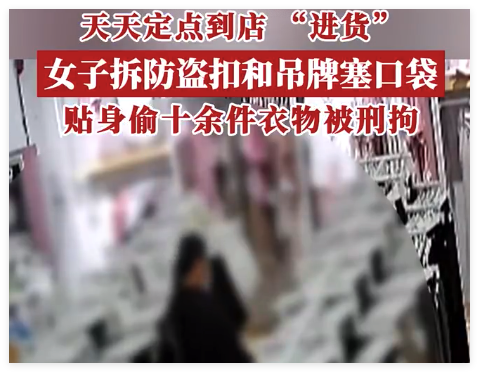 女子天天定点到店“进货”被刑拘 究竟是怎么回事？