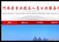河南省专业技术人员公共服务平台登录口:https://www.hnzjgl.gov.cn/